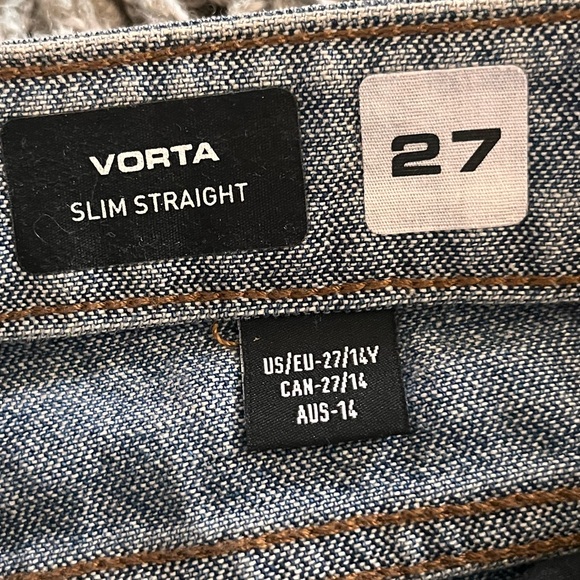 Volcom Youth Vorta Slim Straight Sz 27/14 Jeans - Picture 5 of 5